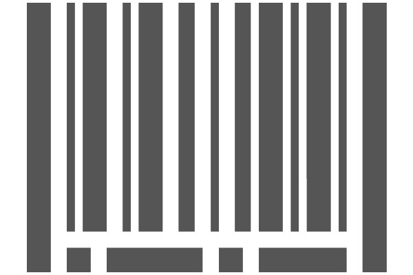 A Close-up of a Barcode