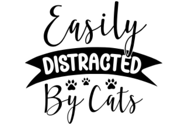 Easily Distracted By Cats: A Graphic Design for Cat Lovers