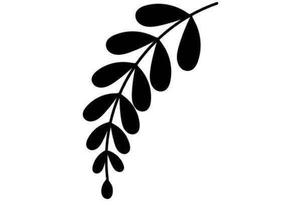 Simplistic Line Art of a Plant