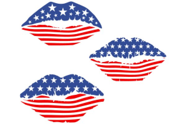 Celebrate American Spirit with These Patriotic Lip Prints!