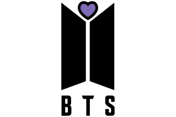 A Purple Heart Symbolizing Love and Support for BTS