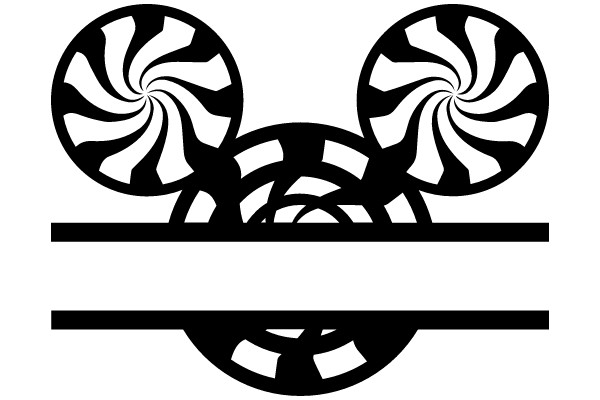 Minimalist Mickey Mouse Ears Logo