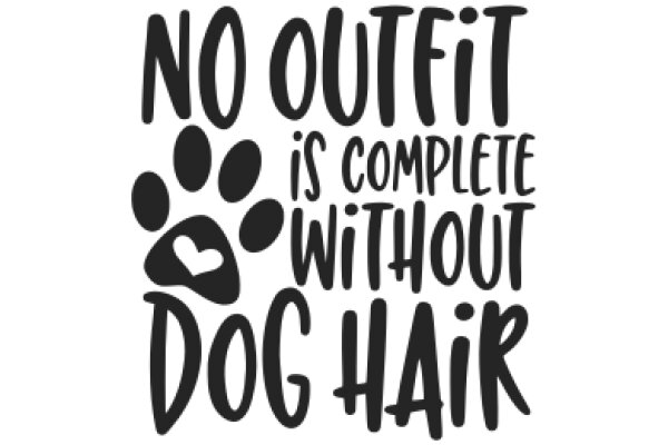 No Outfit is Complete Without Dog Hair