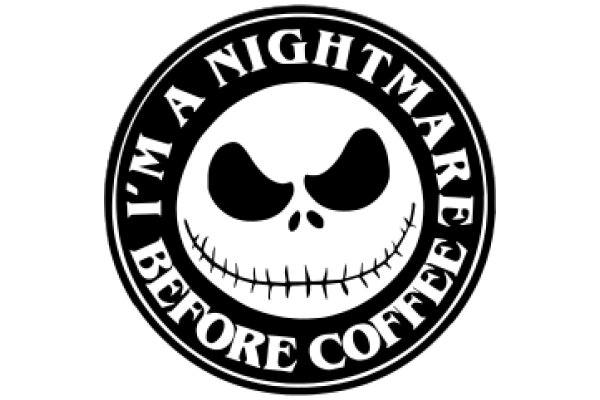 A Nightmare Before Coffee: A Darkly Humorous Logo