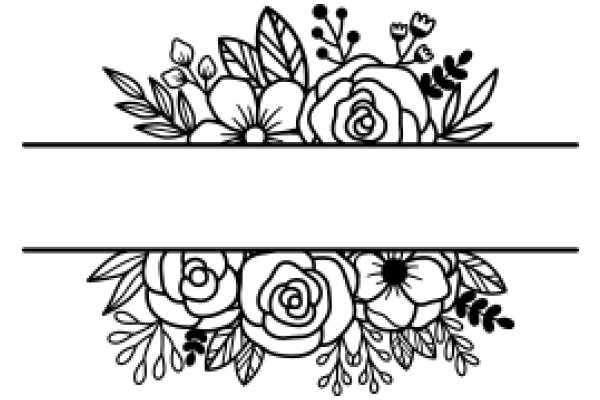 Elegant Floral Design: A Illustration