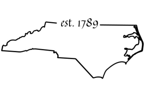 Est. 1789: A Historical Map of the United States