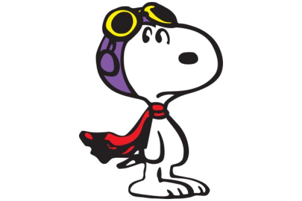 Snoopy, the Iconic Peanuts Character, Ready for Adventure