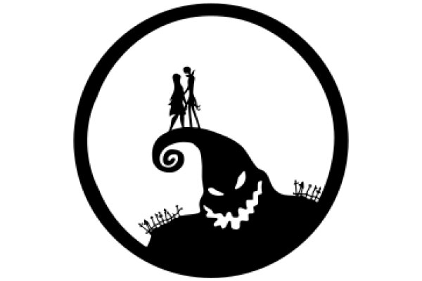 A Silhouette of a Couple on a Whimsical Adventure