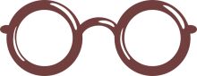 Elegant Brown Glasses with a Minimalist Design