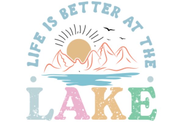 A Whimsical Lake Life Motto