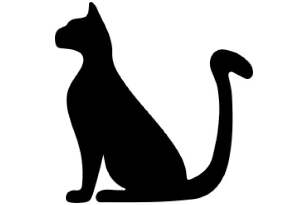 A Silhouette of a Cat: A Simple yet Elegant Design