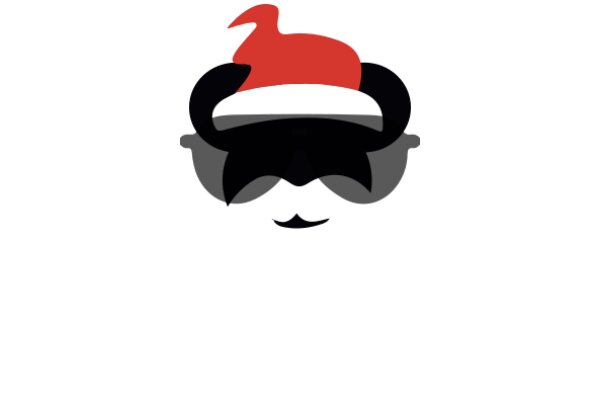 A Festive Holiday Logo: A Santa Hat with a Twist