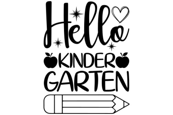 Welcome to Kindergarten: A Playful Sign for a Child-Friendly Environment