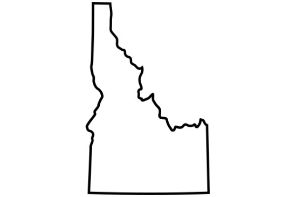 Simplified Outline of a State's Border: A Graphic Representation