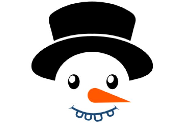 A Playful Portrayal of a Smiling Top Hat