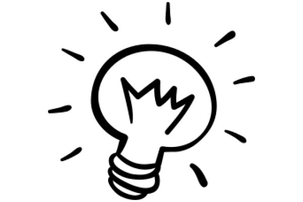 A Simple, Illustration of a Light Bulb with a Crown on Top