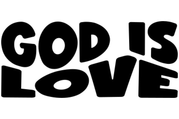 Graphic of 'God Is Love'