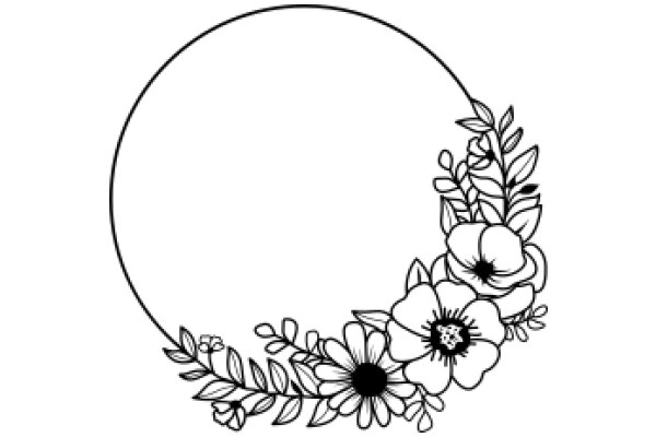 Floral Wreath with Flowers