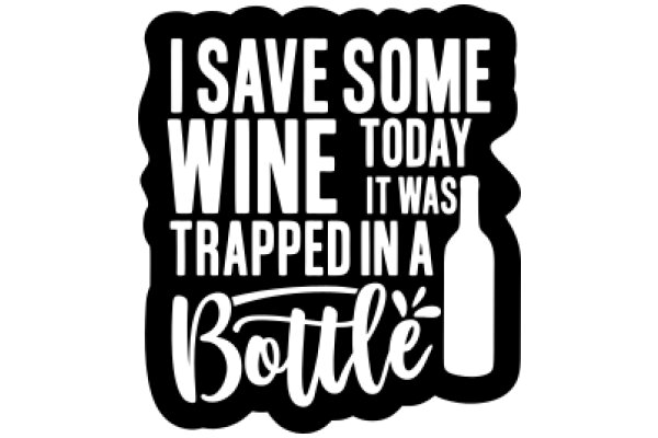 I Save Some Wine Today It Was Trapped in a Bottle