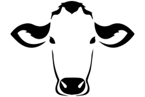 A Simplistic Cow Silhouette