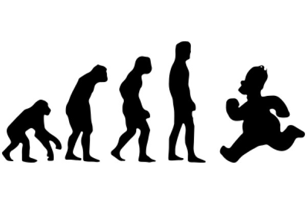 The Evolution of Humanity: A Silhouette Story