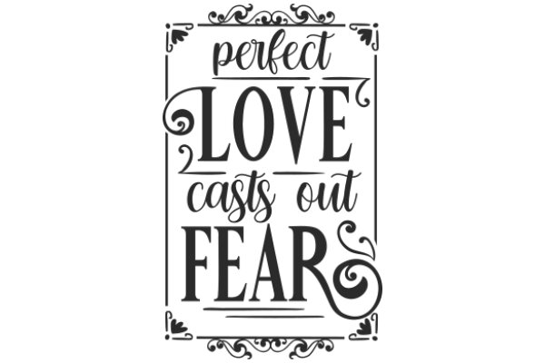 Perfect Love, Perfect Fear: A Quotation from the Bible