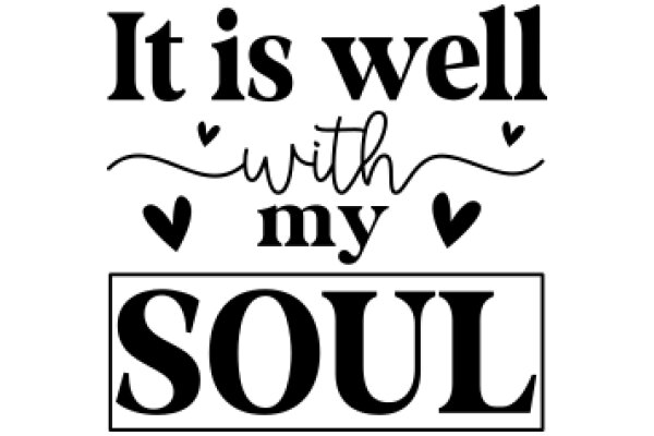 Inspirational Quote: 'It is Well with My Soul'