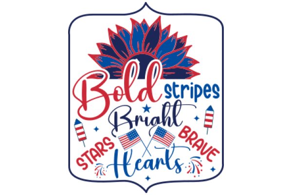 Bold Stripes, Brave Hearts: A Patriotic Celebration of American Values