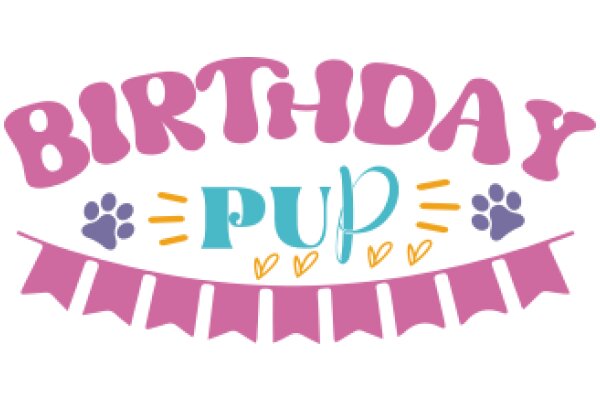 Celebrating Birthday Pup with a Festive Banner