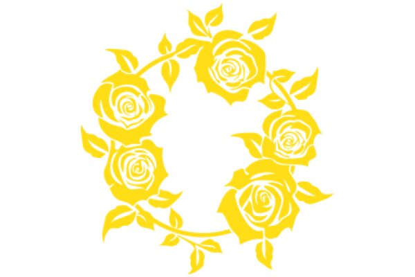 Vibrant Yellow Rose Wreath: A Symbol of Love and Celebration