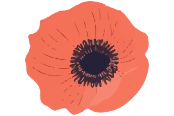 A Vivid Illustration of a Poppy Flower