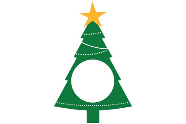 A Festive Christmas Tree Logo