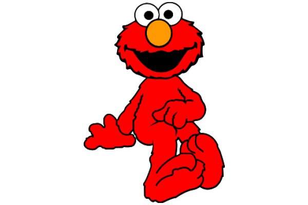 Elmo's Big Smile: A Delightful Cartoon Character