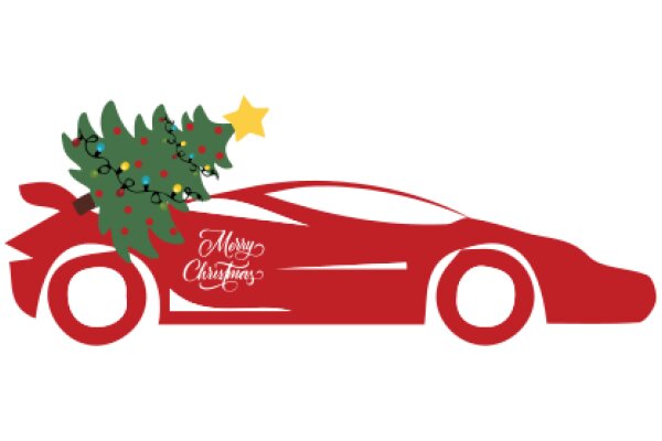 Merry Christmas: A Festive Car Decoration