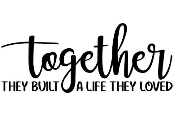 Together: They Built a Life They Loved