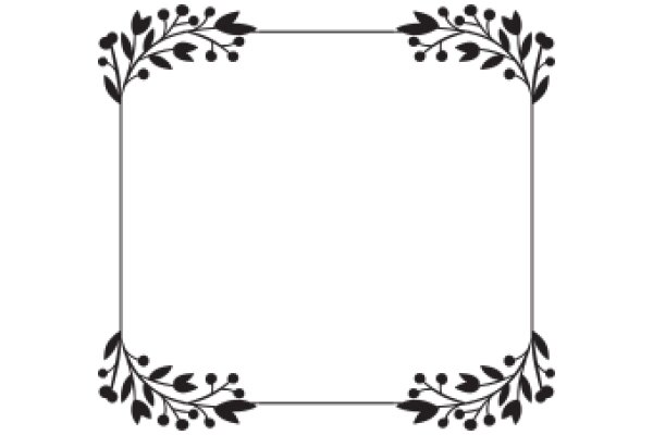 Elegant Floral Border