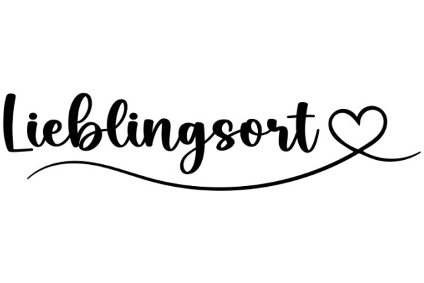 A Stylish Logo for Lieblingsort