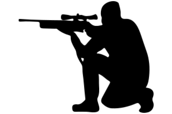 Silhouette of a Sniper: A Symbol of Precision and Concentration