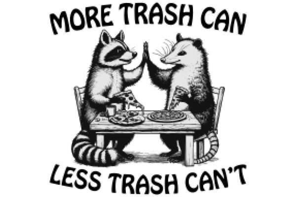 A Playful Take on Environmental Awareness: The Raccoon's Perspective on Trash and Sustainability