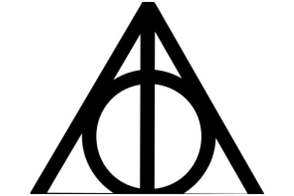 Stylized Logo of the Deathly Hallows Symbol