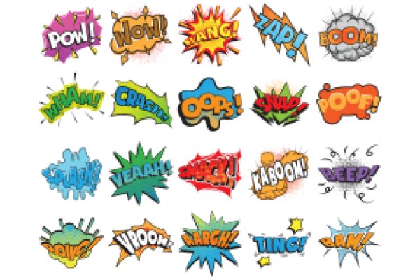 Vibrant and Colorful Collection of Cartoon Sound Effects