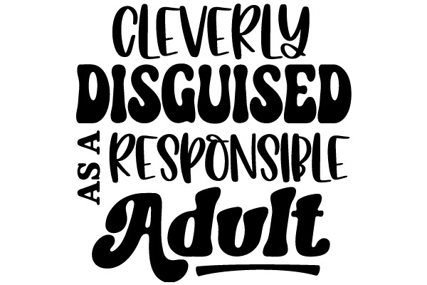 Cleverly Disguised Responsibility: A Guide to Adulting