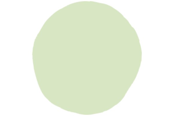 A Solid Circle in a Light Green Background