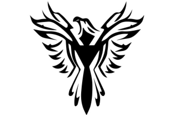 Stylized Eagle Emblem in