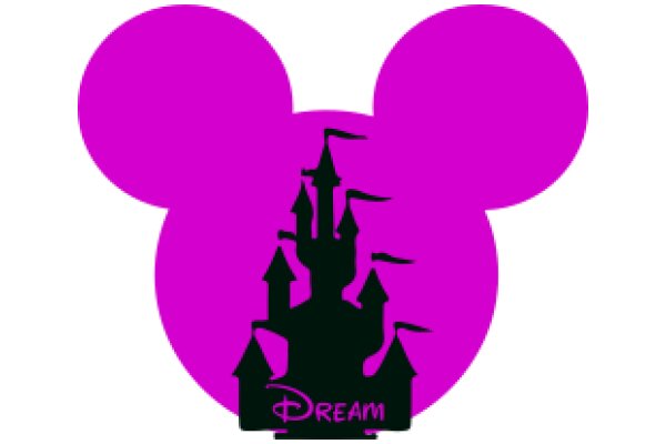 Disney Dream: A Purple Castle Silhouette