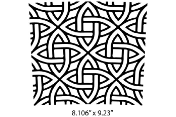 Intricate Pattern: A Geometric Design with a Knot-like Structure