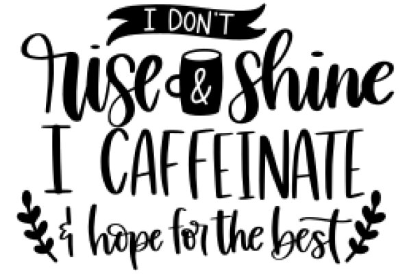 Rise & Shine: I Don't Coffee, I Hope for the Best