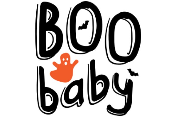 Halloween-themed logo with the words 'BOO BABY' and a ghost graphic.