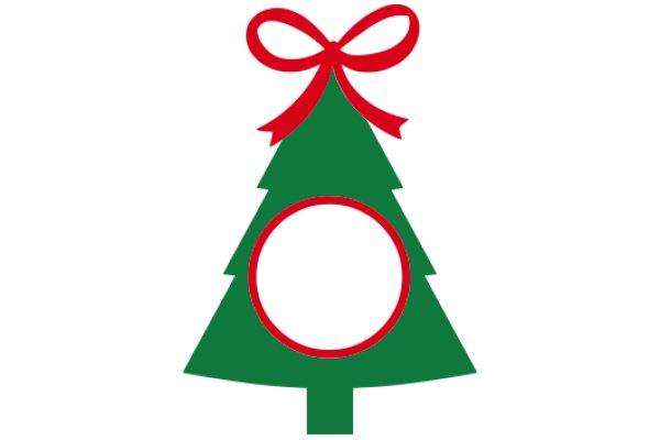 A Festive Christmas Tree Logo