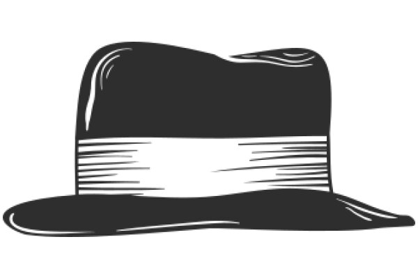 Stylized Illustration of a Cowboy Hat